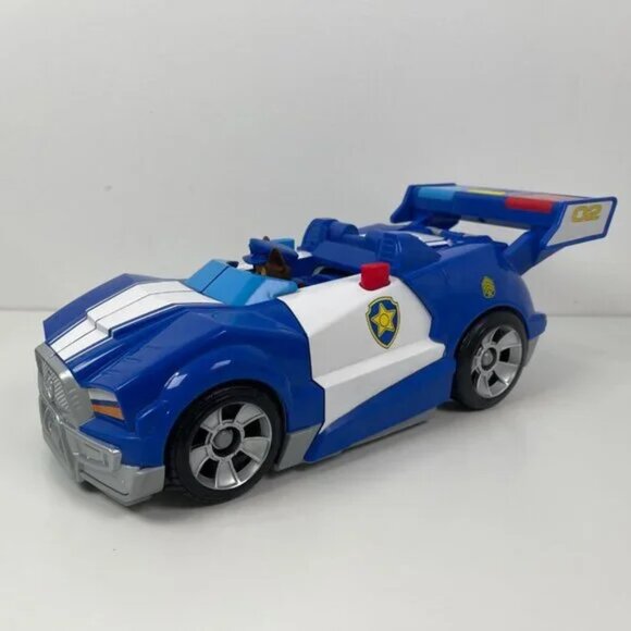 Paw Patrol Chase 2-in-1 Transforming Movie City Cruiser Toy Car with Motorcycle - Picture 2 of 6